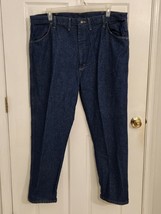 Rustler Blue Jeans Extra Rugged Regular Fit Straight Leg Men&#39;s Size 44 X 30 NWT - £20.21 GBP