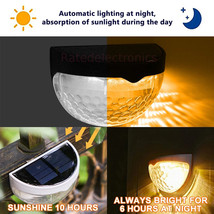 2PCS Solar Power Fence Lights LED Outdoor Wall Mount Solar Lamp Waterproof US - £17.63 GBP