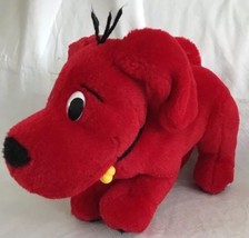2000 Scholastic 11” Plush Clifford The Big Red Dog Stuffed Animal Standing - £13.58 GBP