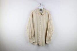 Vintage Y2K Banana Republic Mens XL Slim Fit Striped Collared Button Shi... - $24.70