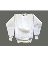 Vintage 50&#39;s Bodygard Quilted Thermal Waffle Knit Ribbed  Sweatshirt Men... - $84.69 CAD