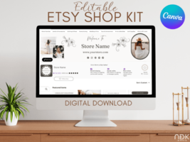 Minimalist Etsy Shop Banner Templates - $6.00