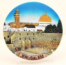Collectible Ceramics Plate With Stand From Holyland Jerusalem - $19.90