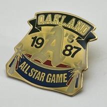 1987 All Star Game Oakland Coliseum Oakland A’s Athletics MLB Lapel Hat Pin - £6.35 GBP