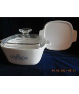 Corning Ware Blue Cornflower 1 3/4 Qt  Sauce/Saute Pan (P-1 3/4-B) w/2 Lids - $16.58