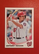 2013 Topps Update Anthony Rendon Rookie Rc #US8 Washington Nationals Free Ship - £3.17 GBP