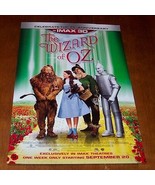 THE WIZARD OF OZ  PROMO POSTER IMAX NEW 75th Anniversary - $20.35 CAD