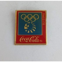 Vintage Coca-Cola 1987 Bulgaria Olympic Lapel Hat Pin - $12.13