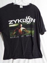 Vintage Zyklon World Ov Worms Metal Tee Size XL 2001 Band  Shirt PreOwned - £52.81 GBP