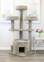 PRESTIGE CAT TREES MAINE COON CAT HOUSE-65&quot; TALL-*FREE SHIPPING IN THE U... - £236.98 GBP