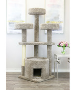PRESTIGE CAT TREES MAINE COON CAT HOUSE-65" TALL-*FREE SHIPPING IN THE U... - $299.95