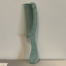 Clinique Vtg Hair Comb Sage Green Widetooth Rigid Detangling With Handle... - £18.68 GBP