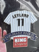 Jim Leyland Colorado Rockies 1998 Manager Coors Field MLB Baseball Lapel... - £7.60 GBP