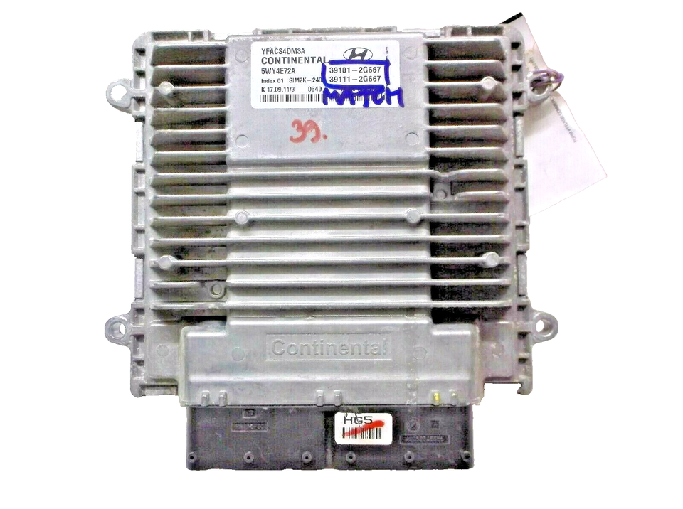 11-12-13-14  HYUNDAI SONATA/  2.4L  AUTOMATIC  ENGINE COMPUTER..ECU..ECM... - $1.55