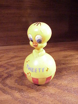 1976 Tweety Bird Roly Poly Chime Toy - $9.95