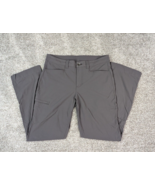 Eddie Bauer Pants Women T 6 Gray Nylon Travex Roll Cuff Performance Hiki... - $18.99