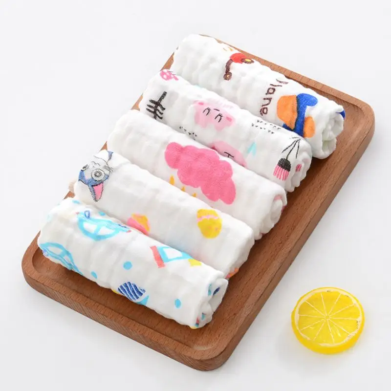 10 Pcs Baby Muslin Washcloth Cotton Gauze Infant Face Towel Newborn Hand... - $33.95
