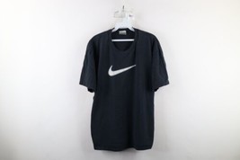 Vintage Nike Mens Medium Distressed Travis Scott Center Swoosh T-Shirt B... - £38.88 GBP