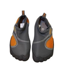 Norty Shoes Sandals Kids Unisex 12 Beach Barefoot Grey Orange Outdoor sp... - $13.33