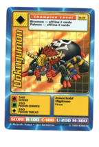 Digimon CCG Battle Card Dokugumon #ST-19 1st Edition Starter Bandai NM-MT - £1.52 GBP