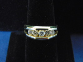 MENS VINTAGE ESTATE 14K GOLD DIAMOND RING 7.8g E2494 - $1,485.00