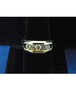 MENS VINTAGE ESTATE 14K GOLD DIAMOND RING 7.8g E2494 - $28,225.19 MXN