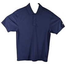 Mens Navy Blue Polo Shirt Size Small UNder Amour Short Sleeve Coaches He... - $20.20