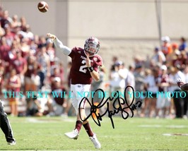 Johnny Manziel Autographed Signed Auto 8x10 Rp Photo Texas A&amp;M Qb Heisman - £12.57 GBP