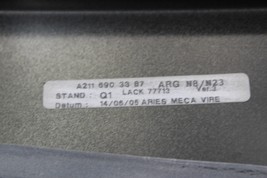 2003-2006 MERCEDES E350 LEFT REAR PILLAR TRIM MOLDING R1827 image 7