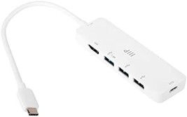 5-in-1 USB-C to 4K HDMI Adapter Hub with Fast Charging and Data Transfer - $830.03 MXN