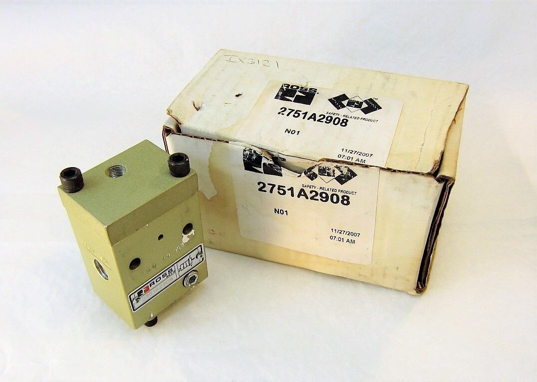 Ross Controls 2751A2908 Single Pilot Operated Check Valve - $20.06