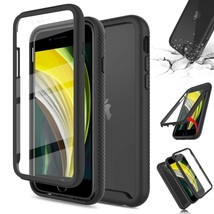 For Iphone Se 2022/2Nd Gen Shockproof Case Cover With Built-In Screen Protector - £17.57 GBP
