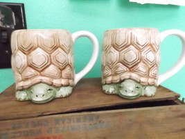 Turtle Mugs 3D from Otagiri designed by Mary Ann Baker (pair) - £23.59 GBP