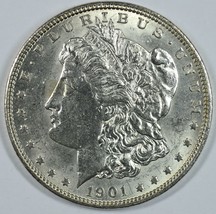 1901 O Morgan silver dollar AU details - $62.00