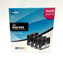 Meijer Remanufactured Ink Cartridges for HP 932/933 - BLACK &amp; COLOR (C, ... - $5.98