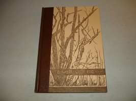 A Walk With Me - Gwen Frostic SIGNED (Hardcover 1958) Wood Block Print Poetry  - £71.21 GBP
