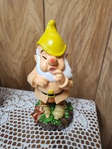 Disney Snow White Dwarf SNEEZY Garden Gnome Figurine  8&quot; Animal  New - $43.66 CAD