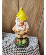 Disney Snow White Dwarf SNEEZY Garden Gnome Figurine  8&quot; Animal  New - $43.66 CAD