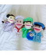 LAKESHORE Career Puppets 4 Teacher Nurse Mail Carrier Chef Multi Ethnic ... - €53,81 EUR