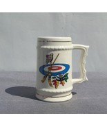 Vintage Curling Mug - Great Themed Piece -- Features Old Style Graphic - $51.85 CAD