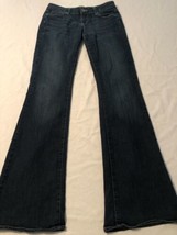 Paige Women&#39;s Jeans Made In USA Canyon Boot Cut Blue Stretch Size 26 X 34 - £22.58 GBP