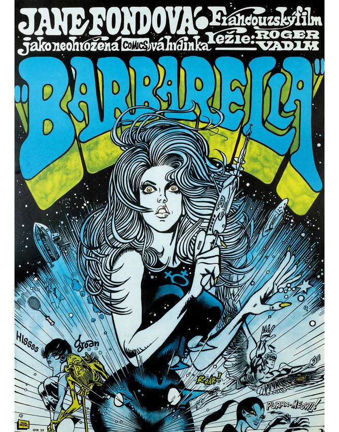 Barbarella 11x14 Promotional artwork photograph Jane Fonda - £11.98 GBP