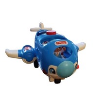 Fisher-Price Little People Jet Plane Blue Lights Talking Musical Sounds 2 Pilots - £14.96 GBP