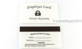 Employee Access Cards for POS with Magnetic Swipe (50 Cards Pack) - £58.39 GBP