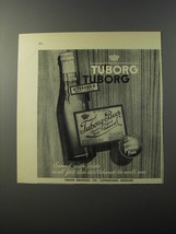 1953 Tuborg Beer Ad - Served with pride in all first class establishments - £14.30 GBP