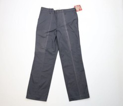 NOS Vintage Y2K 2000 Dickies Mens 33x30 Spell Out Mechanic Work Pants Dark Gray - £70.97 GBP