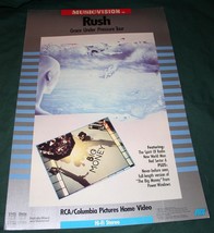 RUSH GEDDY LEE PROMOTIONAL POSTER VINTAGE 1986 - $149.99