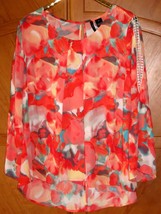 New Directions Pullover Dressy Floral Blouse, 54&quot; Bust, 2X/3X, NWOT - £11.93 GBP