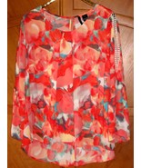 New Directions Pullover Dressy Floral Blouse, 54" Bust, 2X/3X, NWOT - $14.95