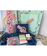 PARKER BROTHERS 1995 DELUXE ED MONOPOLY BOARD GAME COMPLETE W/GOLD TOKENS - $7.87